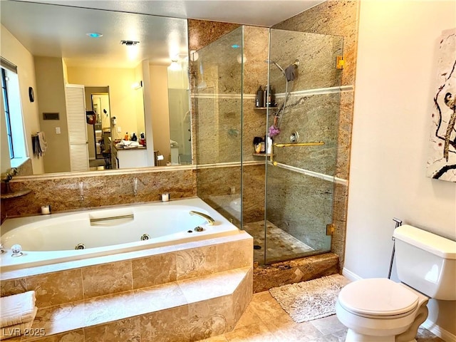 2975 Montessouri St, Las Vegas, NV 89117 - full bathroom with a tub with jets and a stall shower