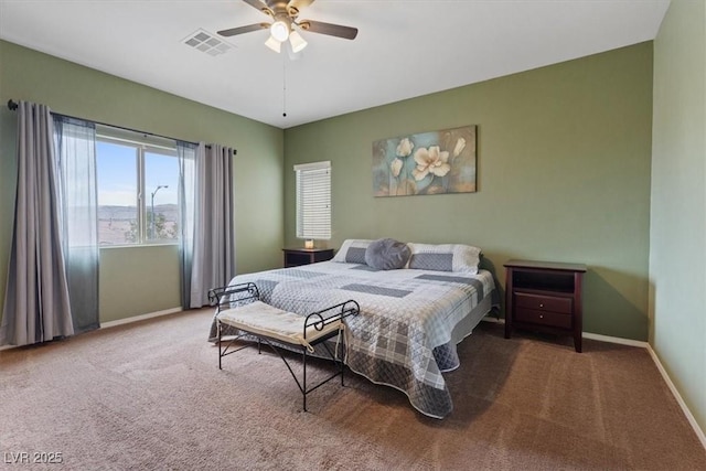9305 Briar Bridge Ave, Las Vegas, NV 89148 - bedroom featuring carpet flooring and a ceiling fan