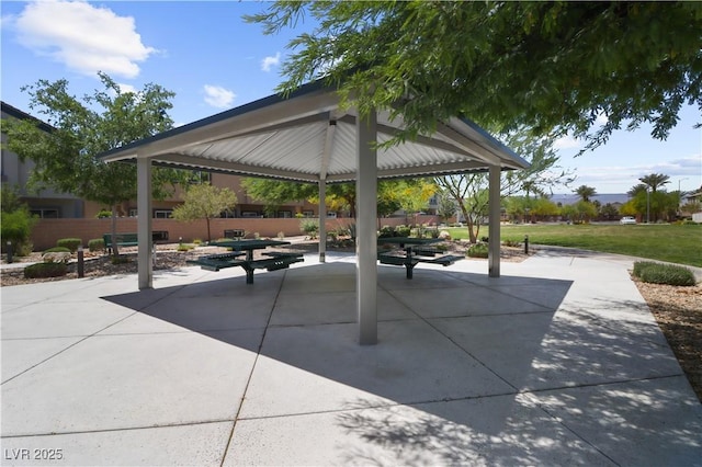 7515 Emerald Stars St Unit 102, North Las Vegas, NV 89084 - view of home's community with a gazebo and a patio area