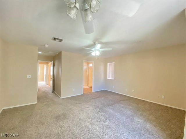 5266 Souvenir Ln, Las Vegas, NV 89118 - carpeted empty room with baseboards and a ceiling fan