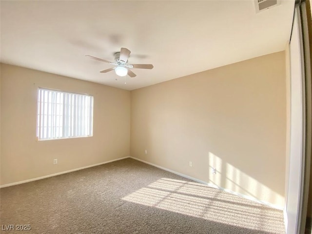 5266 Souvenir Ln, Las Vegas, NV 89118 - spare room featuring ceiling fan and carpet floors