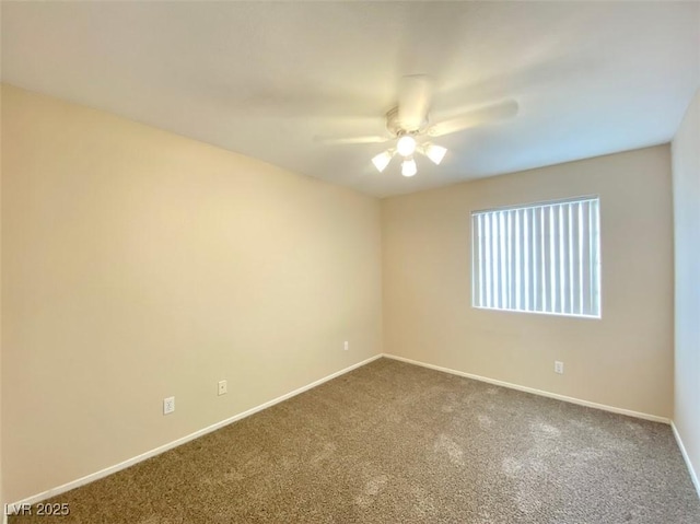 5266 Souvenir Ln, Las Vegas, NV 89118 - carpeted empty room featuring ceiling fan and baseboards