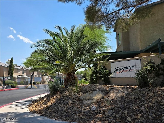 5266 Souvenir Ln, Las Vegas, NV 89118 - community sign with a gate