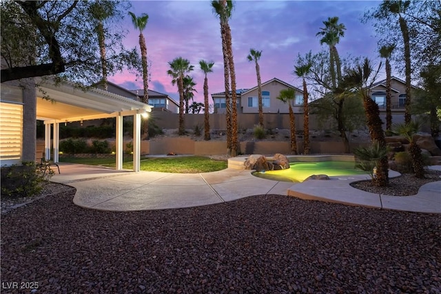 8424 Willowleaf Ct, Las Vegas, NV 89128 - fenced backyard featuring a patio