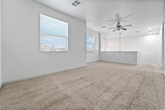 9217 Apollo Heights Ave, Las Vegas, NV 89149 - spare room with carpet flooring and a ceiling fan