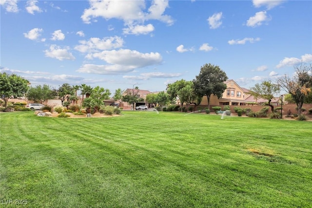 5541 Meridian Rain St, North Las Vegas, NV 89031 - view of grassy yard