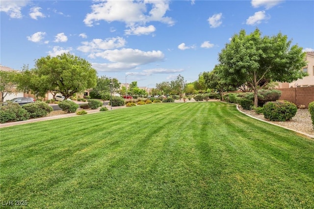 5541 Meridian Rain St, North Las Vegas, NV 89031 - view of yard