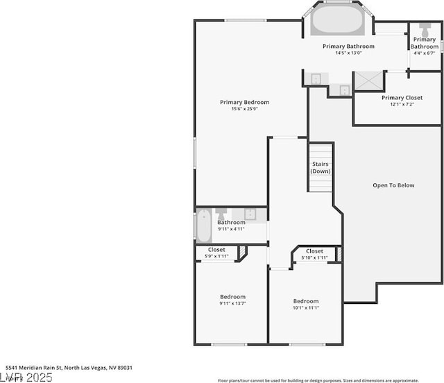 5541 Meridian Rain St, North Las Vegas, NV 89031 - view of room layout