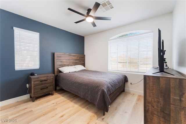 7909 Lovely Pine Pl, Las Vegas, NV 89143 - bedroom with wood finished floors and ceiling fan