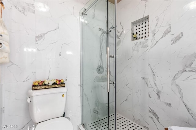 3938 Redfield Ave, North Las Vegas, NV 89032 - full bath with toilet and a marble finish shower
