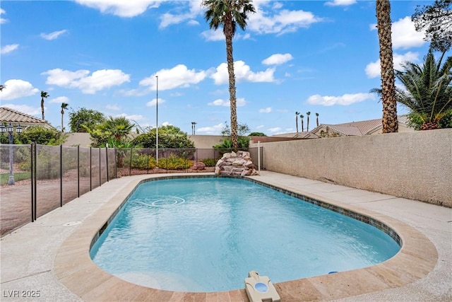 6125 Resort Ridge St, Las Vegas, NV 89130 - view of pool with a fenced backyard