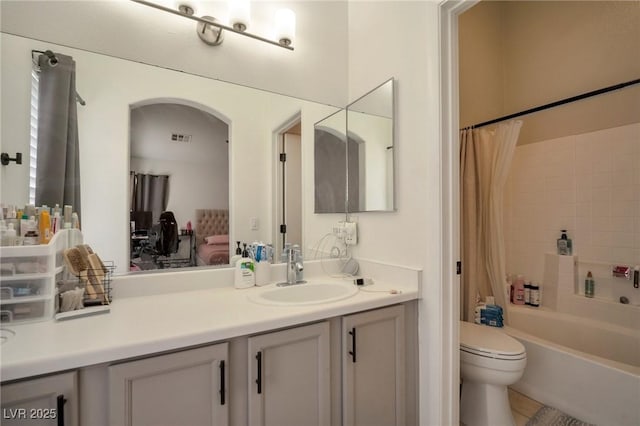 6388 Extreme Shear Ave Unit 103, Henderson, NV 89011 - bathroom featuring vanity and shower / tub combo with curtain