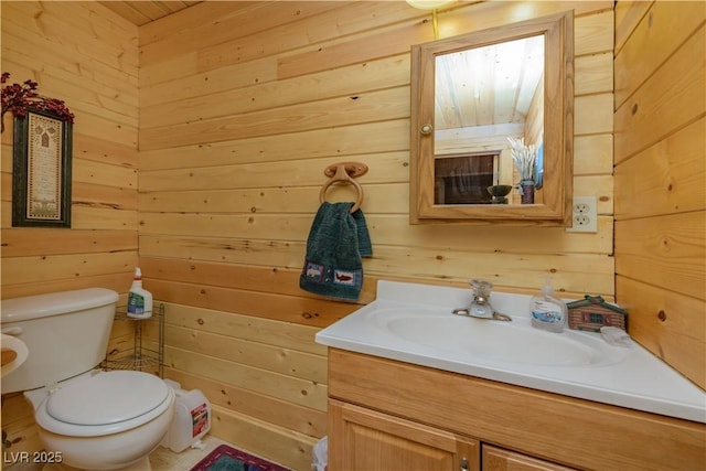 1458 W 6400 S, Cedar City, UT 84720 - bathroom with wooden walls and vanity