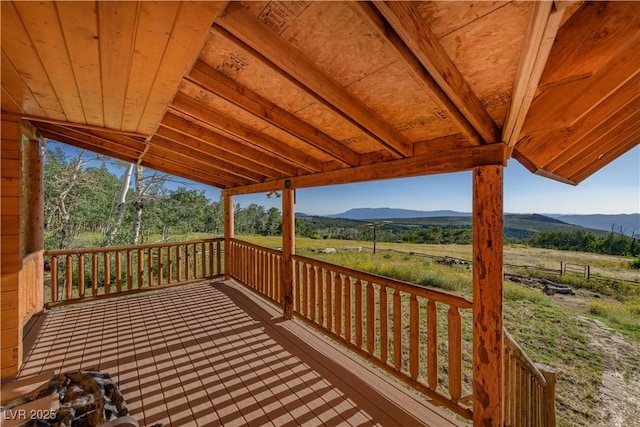 1458 W 6400 S, Cedar City, UT 84720 - deck featuring a mountain view
