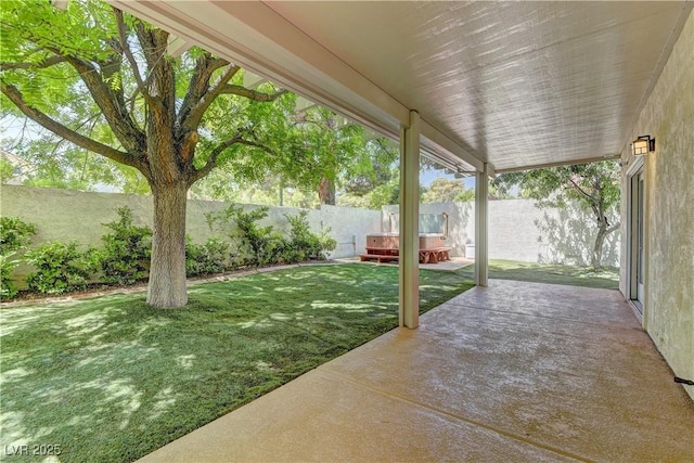 7629 Oyster Cove Dr, Las Vegas, NV 89128 - fenced backyard with a patio