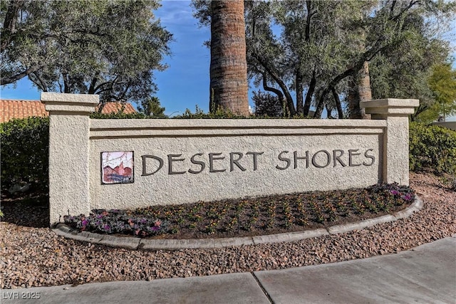7629 Oyster Cove Dr, Las Vegas, NV 89128 - view of community sign