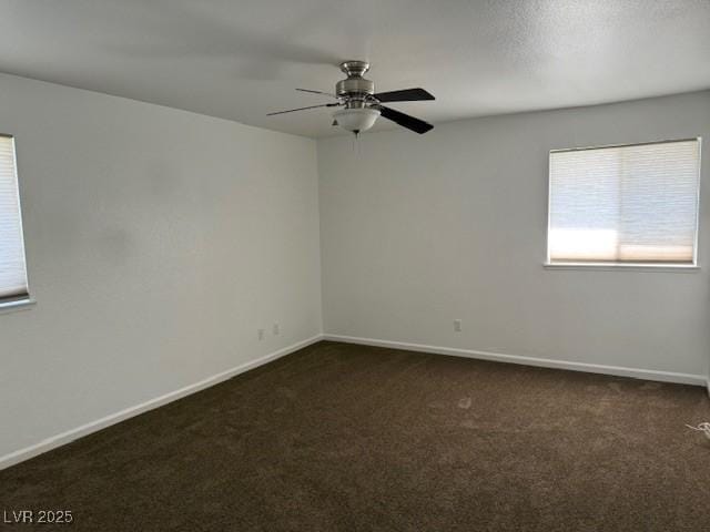 793 Oakmont Ave Unit 202, Las Vegas, NV 89109 - spare room featuring dark colored carpet and a ceiling fan