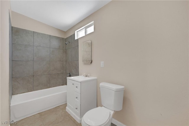 1770 W Charleston Park Ave, Pahrump, NV 89048 - bathroom featuring vanity, shower / washtub combination, and tile patterned flooring