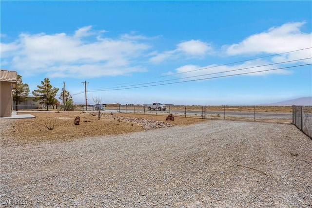 1770 W Charleston Park Ave, Pahrump, NV 89048 - view of yard with a mountain view