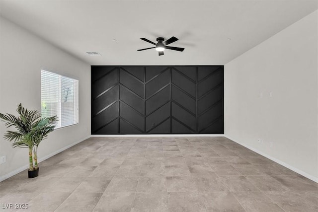 487 Via Renata, Henderson, NV 89044 - spare room with a ceiling fan and baseboards