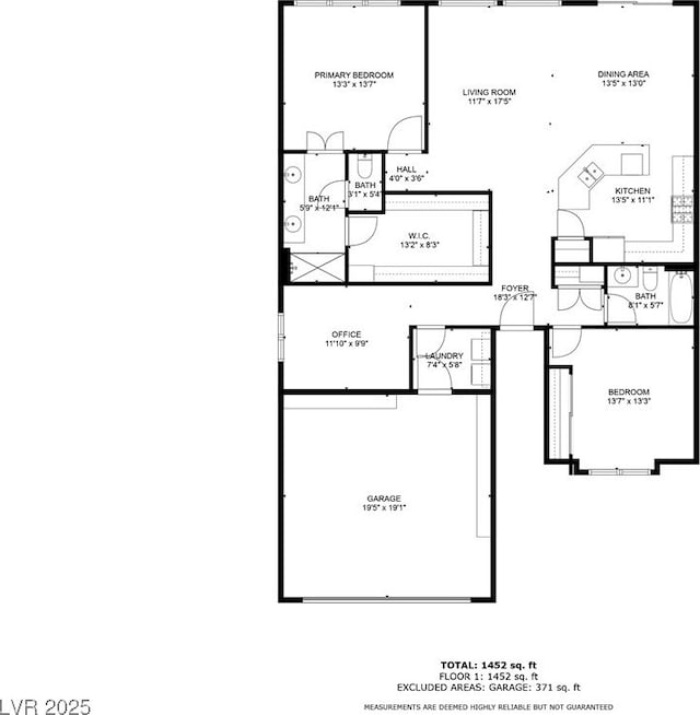 7460 Chaffinch St, North Las Vegas, NV 89084 - view of floor plan / room layout