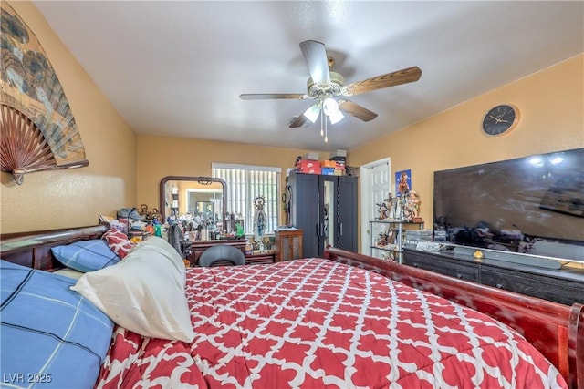 111 Narcissus Ln, Las Vegas, NV 89107 - bedroom featuring ceiling fan