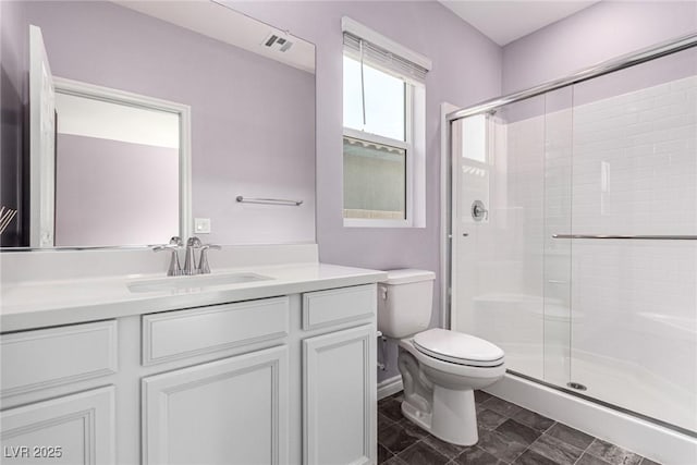 7615 Quail Dust St, North Las Vegas, NV 89084 - bathroom featuring a shower stall and vanity
