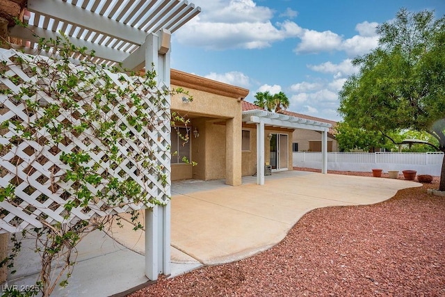 9325 Yucca Blossom Dr, Las Vegas, NV 89134 - view of patio featuring a pergola
