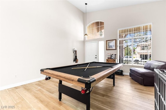 24 Staghorn St, Henderson, NV 89012 - rec room with light wood-style flooring and billiards