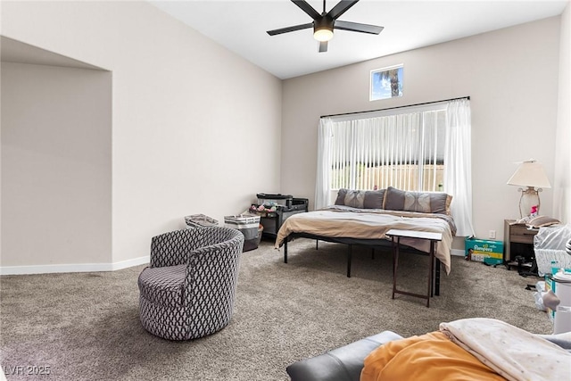 24 Staghorn St, Henderson, NV 89012 - carpeted bedroom featuring baseboards and ceiling fan