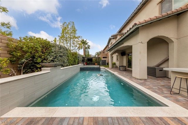 367 Pollino Peaks St, Las Vegas, NV 89138 - view of swimming pool with a patio