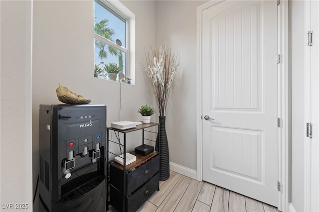367 Pollino Peaks St, Las Vegas, NV 89138 - office with baseboards and light wood-type flooring