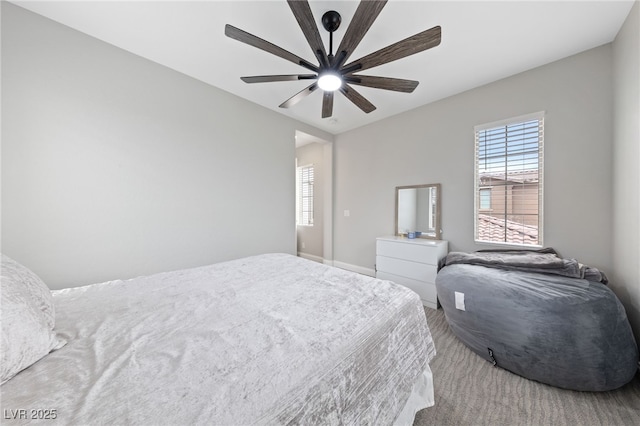 367 Pollino Peaks St, Las Vegas, NV 89138 - carpeted bedroom featuring a ceiling fan