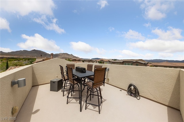 367 Pollino Peaks St, Las Vegas, NV 89138 - patio / terrace featuring a mountain view