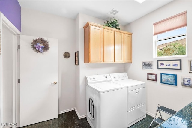 4126 Cascada Piazza Ln, Las Vegas, NV 89135 - washroom with washing machine and dryer and cabinet space