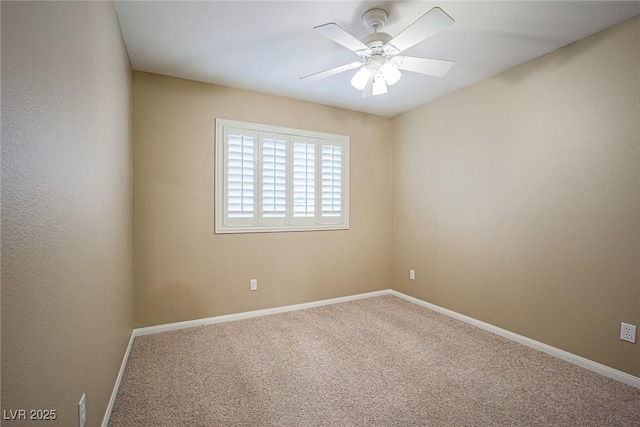 10204 Waseca Ave, Las Vegas, NV 89144 - unfurnished room with ceiling fan and carpet floors