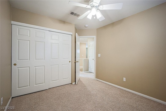 10204 Waseca Ave, Las Vegas, NV 89144 - unfurnished bedroom featuring carpet flooring, a closet, and a ceiling fan