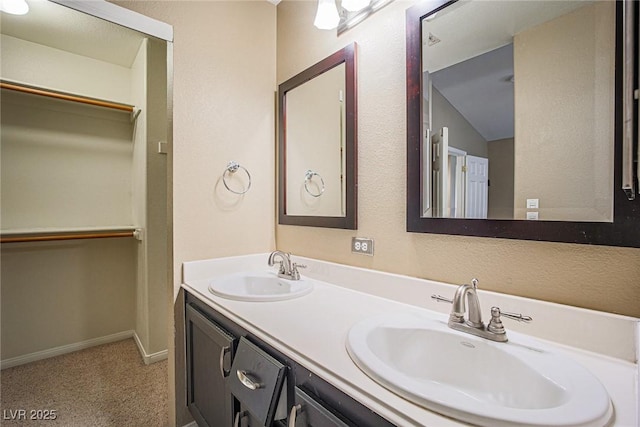 10204 Waseca Ave, Las Vegas, NV 89144 - full bath with double vanity and a spacious closet