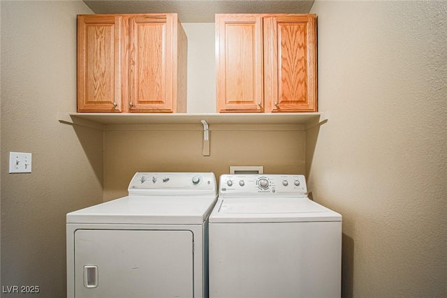 10204 Waseca Ave, Las Vegas, NV 89144 - washroom featuring washer and dryer and cabinet space