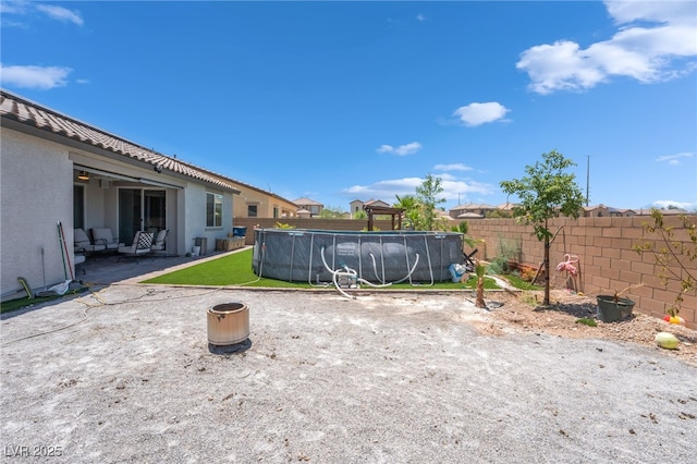 6209 Gambetta St, Las Vegas, NV 89115 - view of yard featuring a patio area