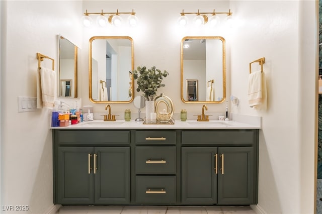 6209 Gambetta St, Las Vegas, NV 89115 - bathroom featuring double vanity