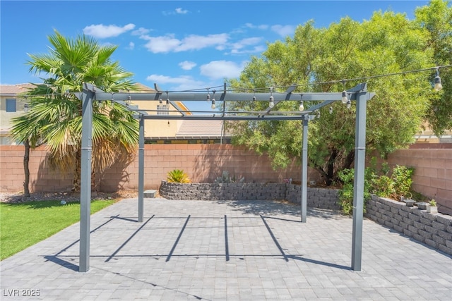2912 Hot Cider Ave, North Las Vegas, NV 89031 - fenced backyard featuring a patio area
