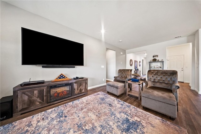 3603 E Umatilla Ave, Pahrump, NV 89061 - living room with wood finished floors and baseboards