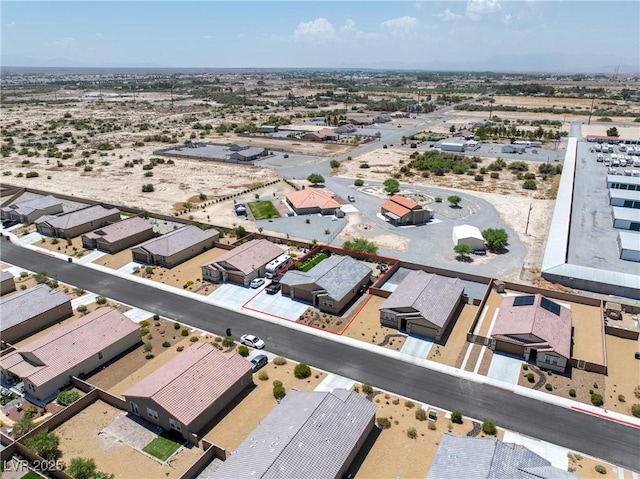 3603 E Umatilla Ave, Pahrump, NV 89061 - aerial perspective of suburban area with property boundaries highlighted