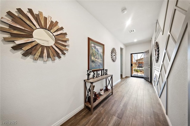3603 E Umatilla Ave, Pahrump, NV 89061 - corridor featuring wood finished floors and recessed lighting