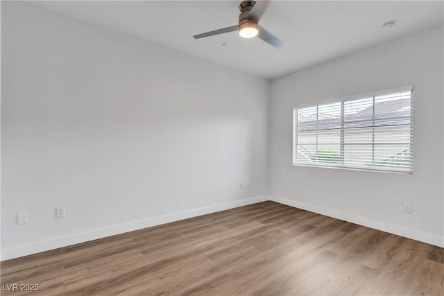 833 Aspen Peak Loop Unit 613, Henderson, NV 89011 - empty room with wood finished floors, a ceiling fan, and a smoke detector