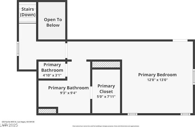 635 Pyrite Will St, Las Vegas, NV 89138 - view of floor plan / room layout