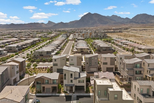635 Pyrite Will St, Las Vegas, NV 89138 - aerial perspective of suburban area featuring mountains