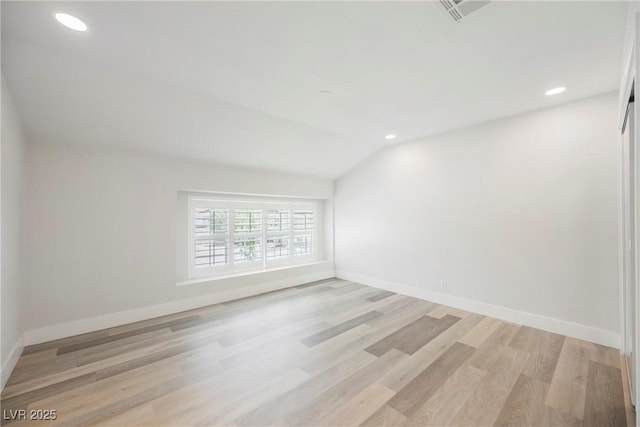 1712 E Oakey Blvd, Las Vegas, NV 89104 - bonus room with light wood-style flooring, recessed lighting, and lofted ceiling