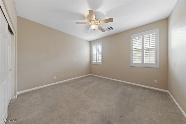 9208 Brilliant Ore Dr, Las Vegas, NV 89143 - unfurnished bedroom with carpet, a closet, and ceiling fan